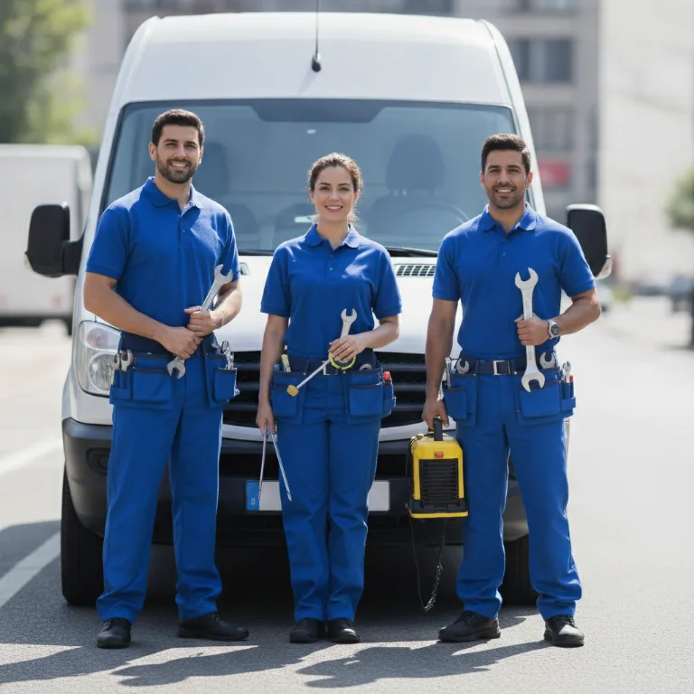 Industriewäscherei Team in Essen